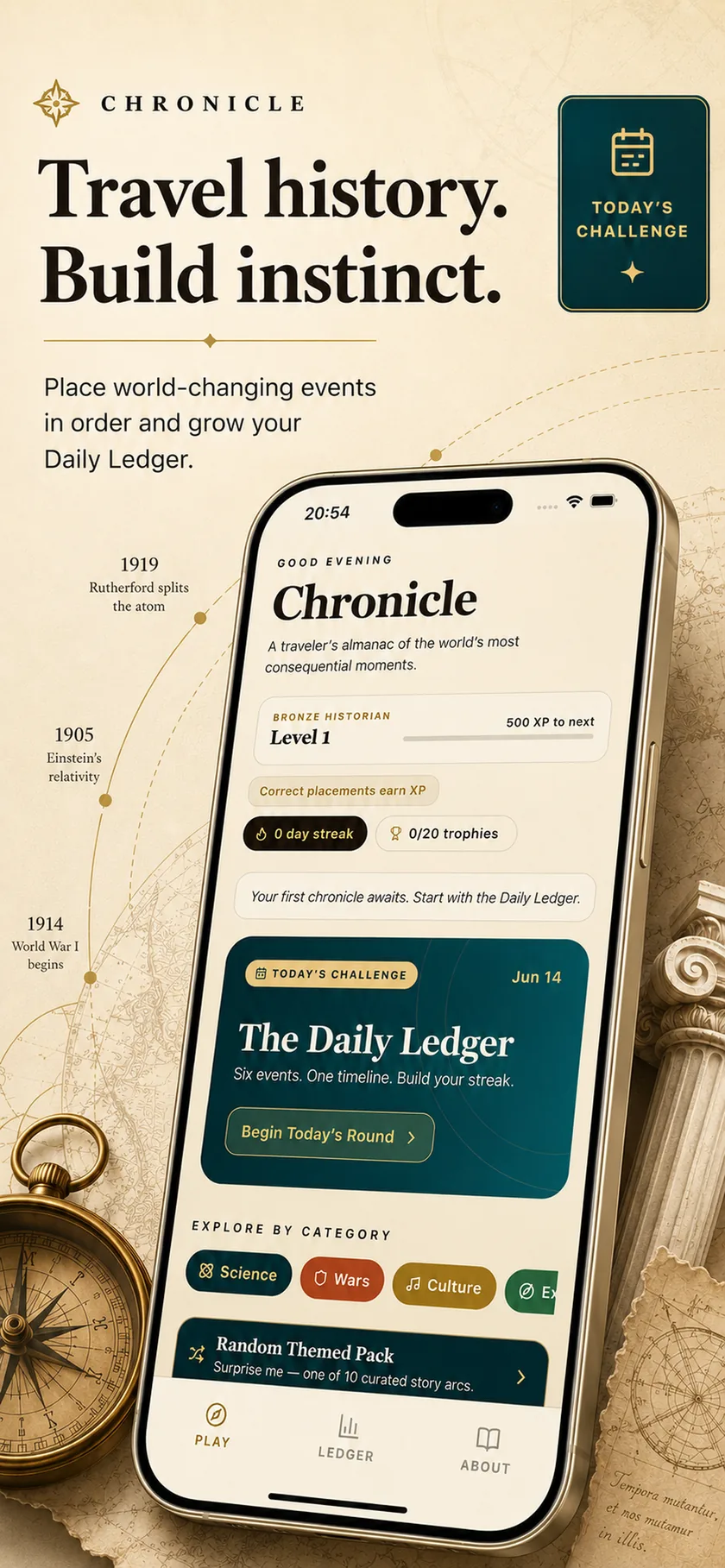 Chronicle app screenshot